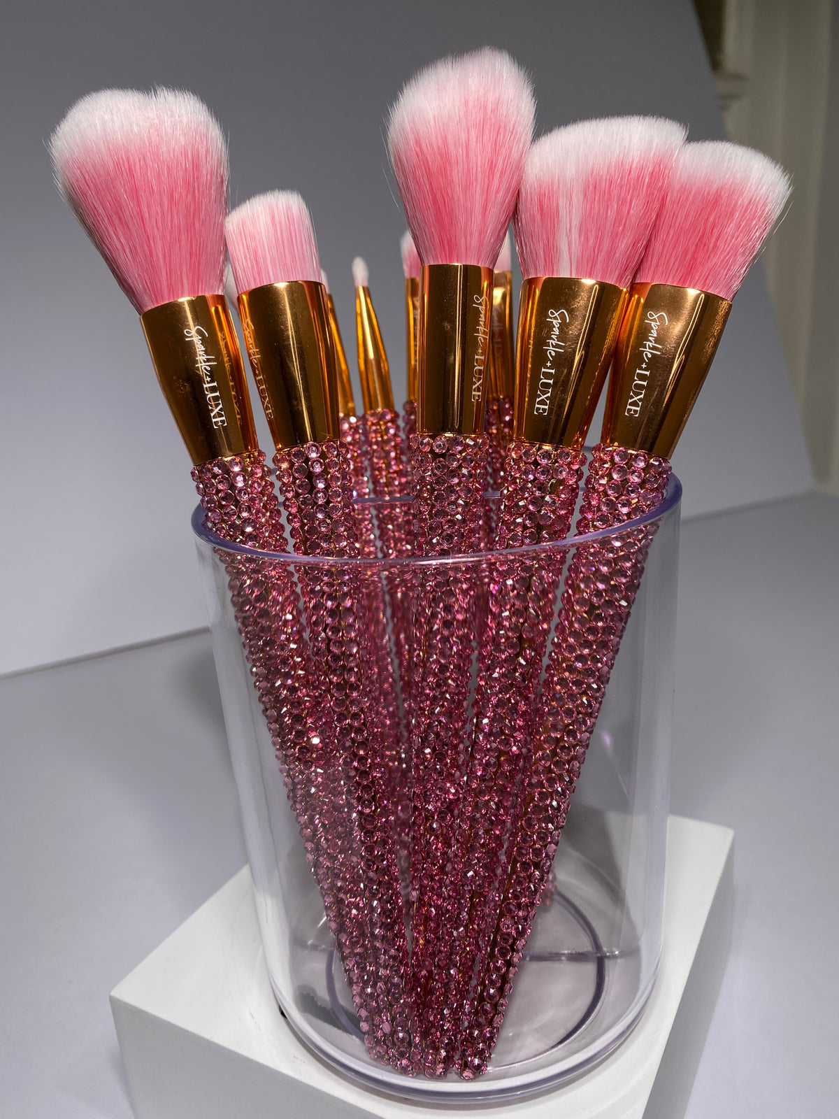 Diamanté Makeup Brush Set
