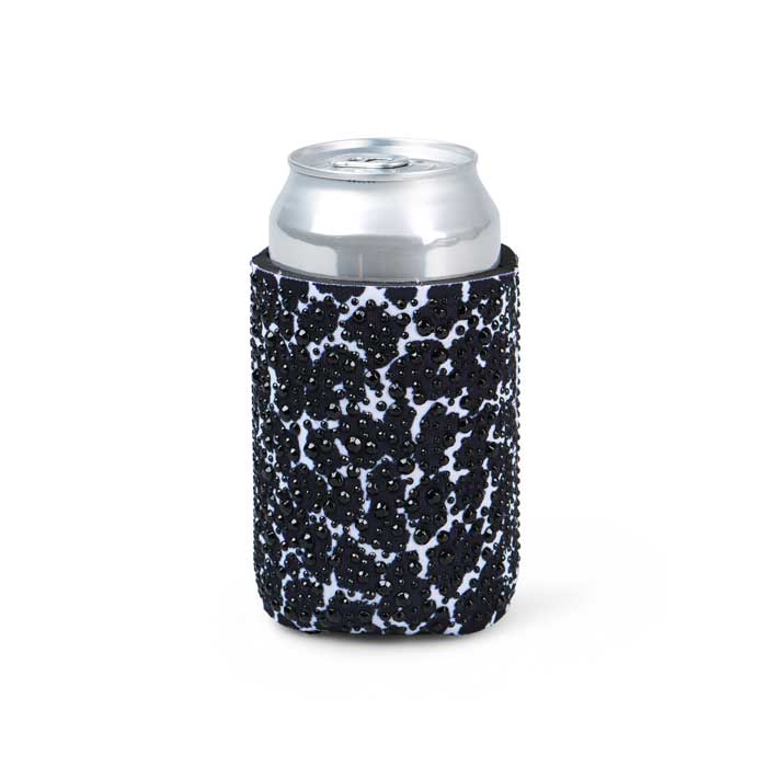 Can Cooler - Black Leapord