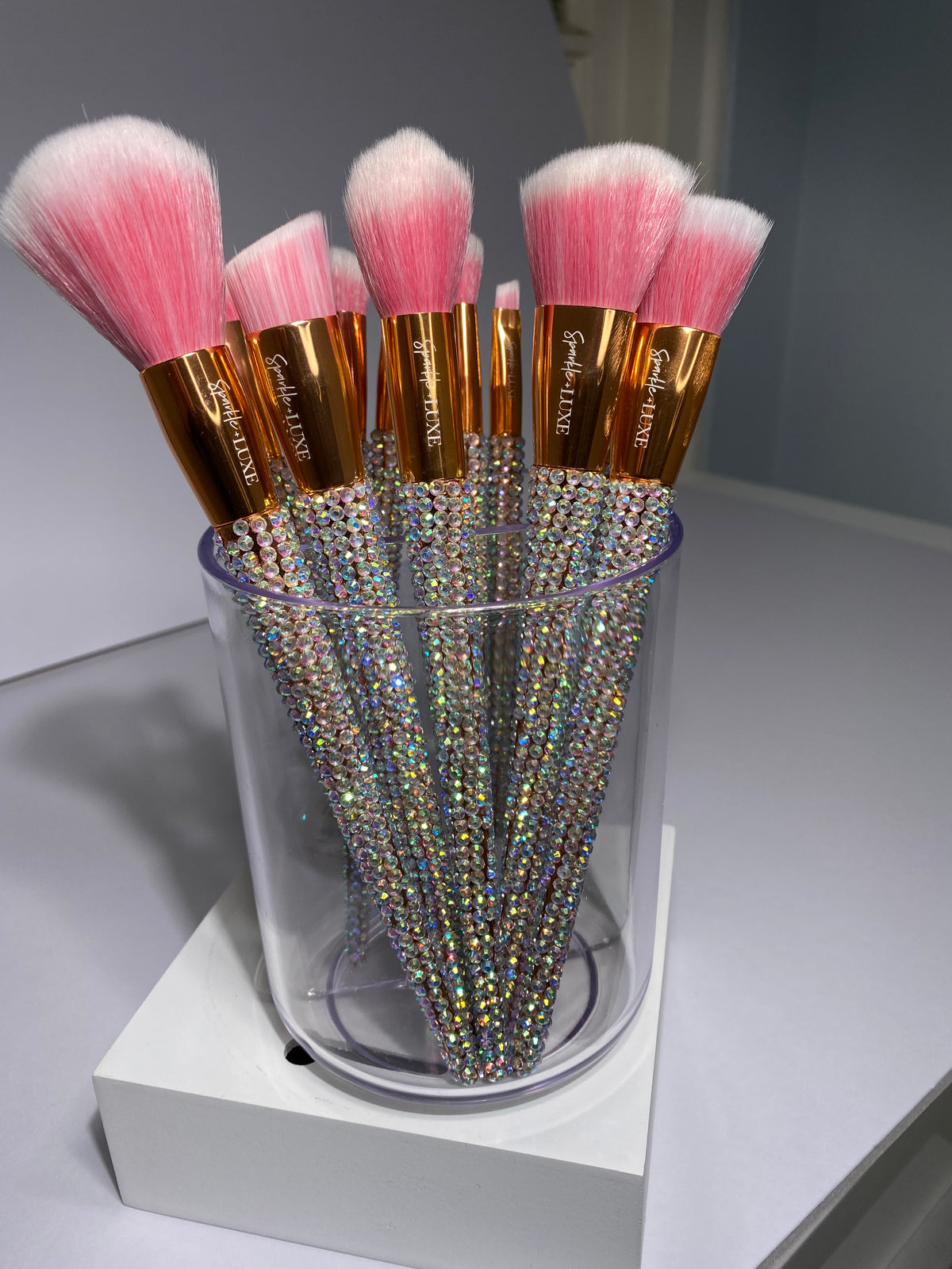 Diamanté Makeup Brush Set