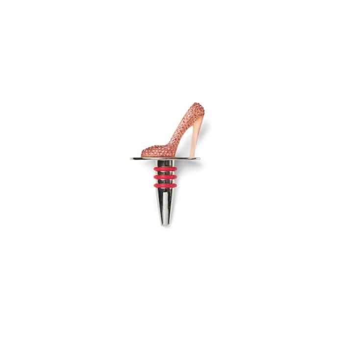 Stiletto Shoe Wine Stoppers - Pink Luxe Shoe