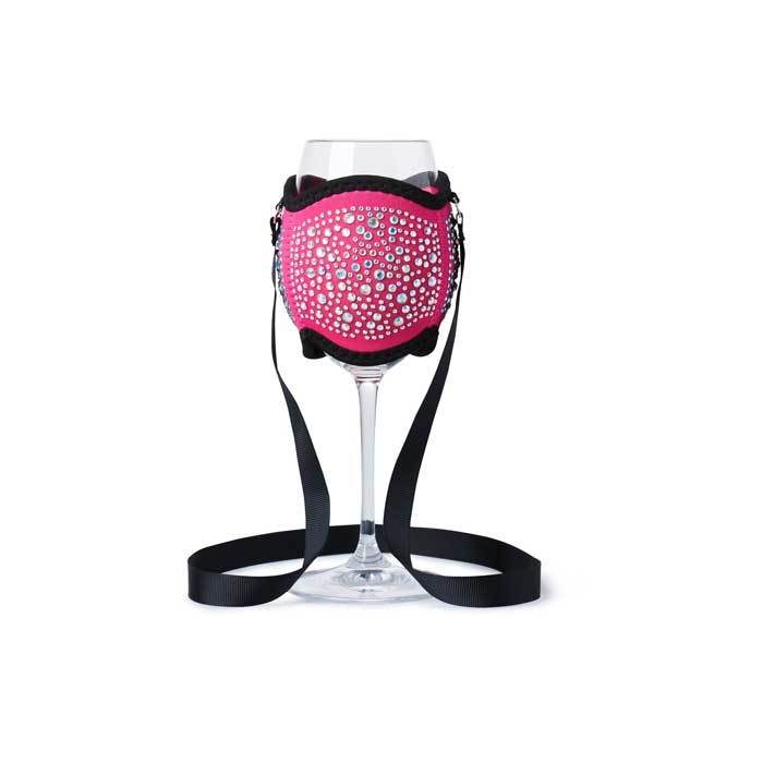 Wine Glass Cooler - Pink