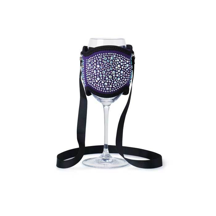 Wine Glass Cooler - Purple